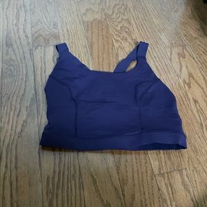 Lululemon bra size 34d size 6 purple barely worn